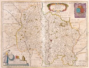 Lot Nehri Bölümü - Languedoc - Quercy, Willem Blaeu