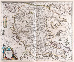 Yunanistan, Makedonya, Arnavutluk, Willem Blaeu