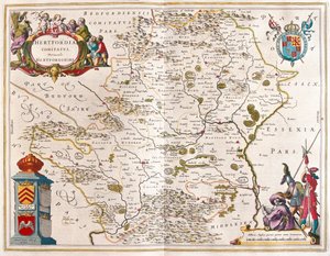 Hertford shire, Willem Blaeu