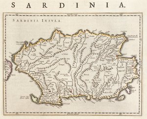 Sardinya Adası, İtalya, Willem Blaeu
