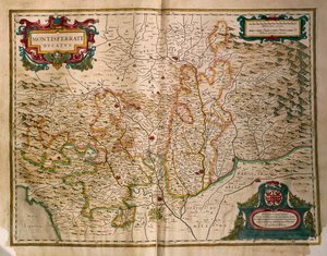 Monferrato Dükalığı Haritası, Regionum Italiae