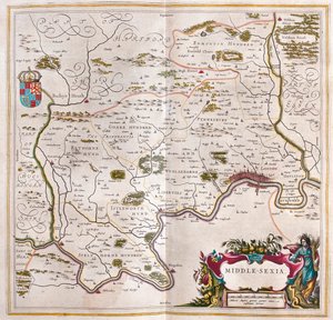 Middlesex, Willem Blaeu
