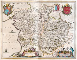 Montgomery ve merioneth, Willem Blaeu