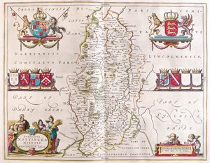 Nottingham shire, Willem Blaeu