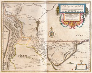 Paraguay ve Rio d la Plata, Willem Blaeu