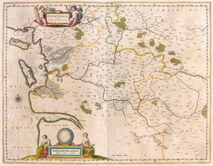 Saintonge ve Angoumois, Charente-Maritime, Willem Blaeu
