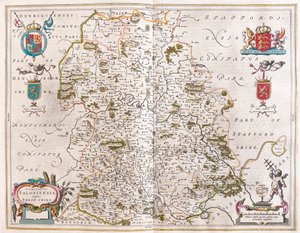 Shropshire, Willem Blaeu