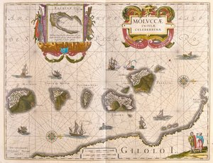 Baharat Adaları ve Bachian Adası (Batjan), Willem Blaeu