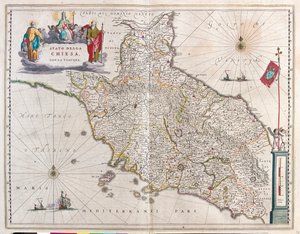 Toskana ve Vatikan, İtalya, Willem Blaeu