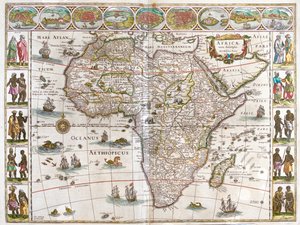 Afrika, Willem Blaeu