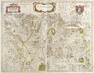 il Cadore (veneto) İtalya, Willem Blaeu