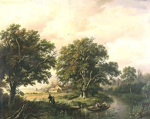 nehir sahnesi by Willem Bodeman