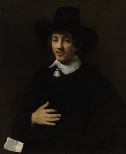 Bir Adamın Otoportresi Portresi, 1653 veya 1655. by Willem Drost