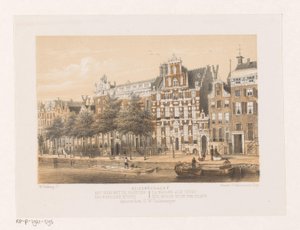 Keizersgracht'ta Kafalı Ev by Willem Hekking jr.