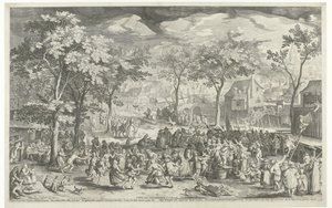 Dorpskermis, ca. 1610 by Willem Isaacsz. van Swanenburg