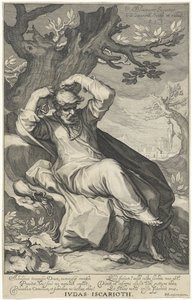 Judas Iscariot kendini astı Judas Iscariot (nesne üzerindeki başlık) Eski ve Yeni Ahit