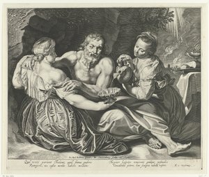Kızları tarafından çok sarhoş by Willem Isaacsz. van Swanenburg