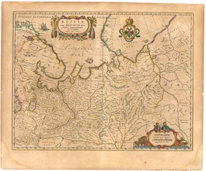 Rusya Haritası Kimden: Dünya Haritası.., 1645