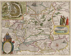 Rusya ve Moskova Haritası Nereden: Theatrum Orbis Terrarum..., 1645