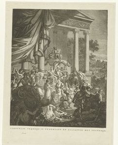 Hollanda ve Fransa arasındaki ittifakın alegorik temsili, 1795 Hollanda