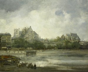 Nantes manzarası by Willem Leendert Bruckman