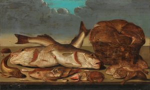 Balık ile Natürmort by Willem Ormea