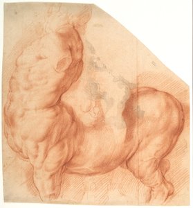 Centaur evcilleştirildi. soldan görülen Antik heykel by Willem Panneels