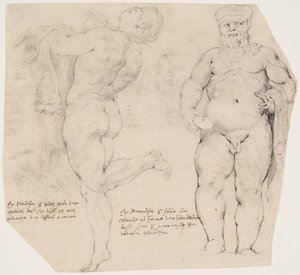 Dans Eden Satyr ve Ayakta Silenus by Willem Panneels