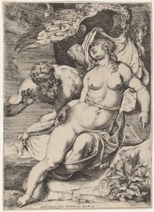 Jüpiter ve Antiope by Willem Panneels after Sir Peter Paul Rubens