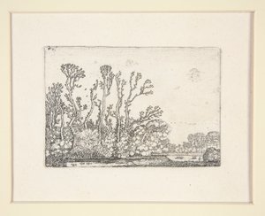 Suya yakın koyun sürüsü, Manzaralar Setinden Tabak 8 by Willem Pietersz. Buytewech