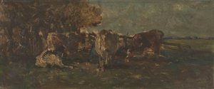 Süt viraj by Willem Roelofs (I) (signed by artist)