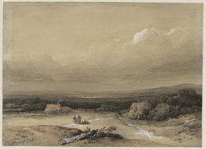 Manzara by Willem Roelofs (I) (signed by artist)