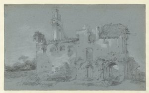 Rijnsburg Manastırı Harabeleri by Willem Schellinks
