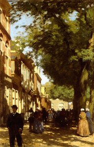 Meşgul bir Şehir Caddesi