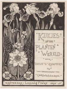 Bant tasarımı: Knappert, Emilie C., Views into the Plant World, 1893 by Ludwig Willem Reymert Wenckebach