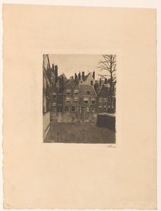 Rotterdam'daki Groenendaal by Willem Witsen (signed by artist)