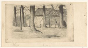 Bir evde ağaçlar by Willem Arnoldus Witsen