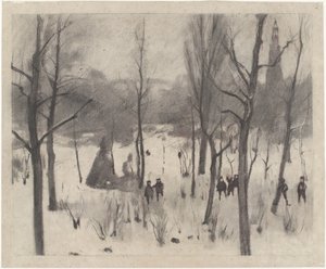 Karda ağaçların arasında çocuklar by Willem Arnoldus Witsen