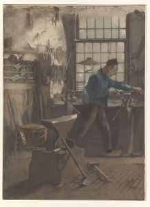 Demirci demirhanesinde by Willem Arnoldus Witsen