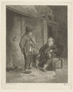 Çiftçiler ile iç by Willem de Bruin