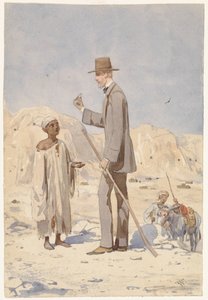 Louis Philippe Albert d'Orleans, Mısır'daki bir kazıda