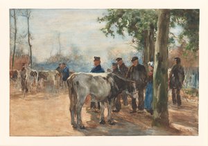 sığır pazarı by Willem de Zwart