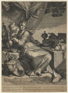 Dünyevi Mülkiyetlerin Kibir ve Geçici Doğası Alegorisi, 1608