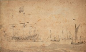  by Willem van de the Elder Velde