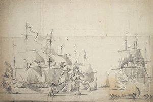  by Willem van de the Elder Velde