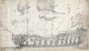  by Willem van de the Elder Velde