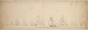  by Willem van de the Elder Velde