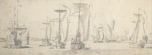  by Willem van de the Elder Velde