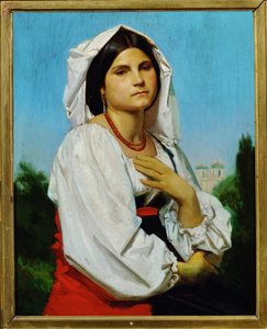 Therese (tuval üzerine resim) by William-Adolphe Bouguereau