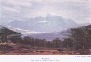 Collins tarafından yayınlanan British Adventure'dan Ben Nevis by Joseph Mallord William Turner